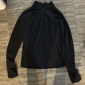 athleta quarter zip running pullover